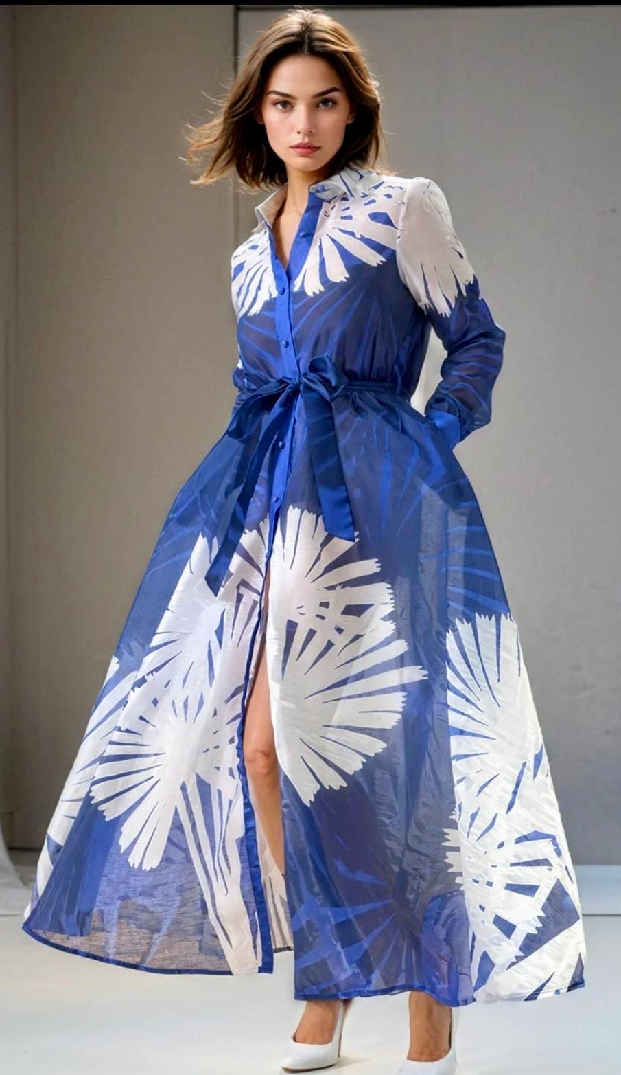 Floral Navy Dress