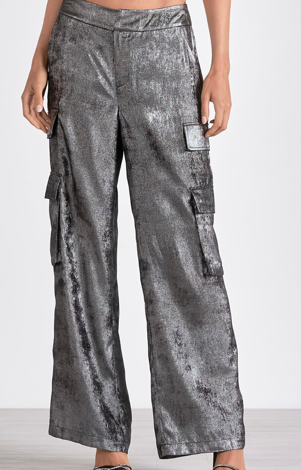 Silver Cargo Pants