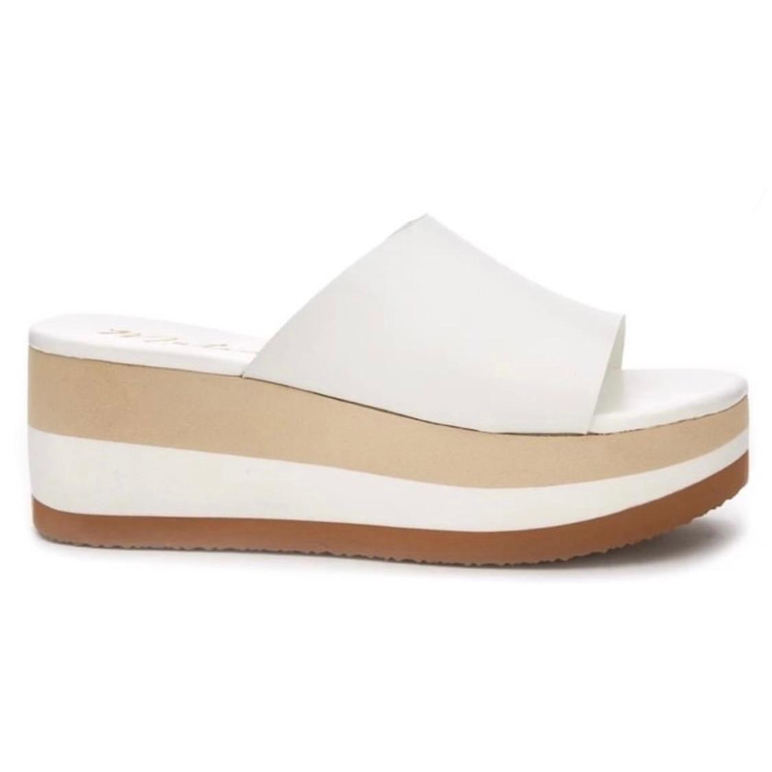 Femme White Sandals